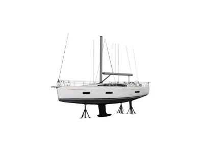 Sailboat Luxury Sailing Yacht 3D model