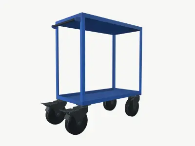 Hand Trolley 3D model buy