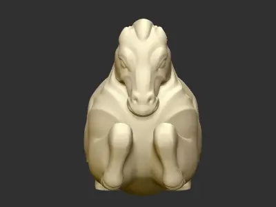 cute horse 3D print model