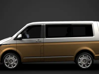 VW Caravelle T6 1 2020 3D model