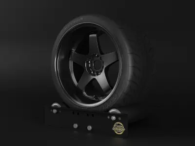 ROTA P45R3 Low-poly 3D model
