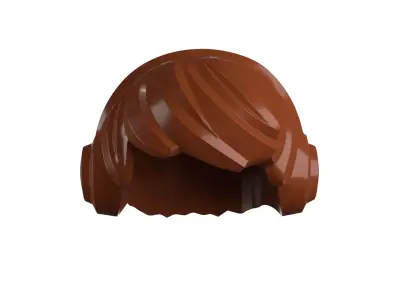 Custom3Dprint Minifigure Accessory - Minifigure Hair S2 - 021 3D print model