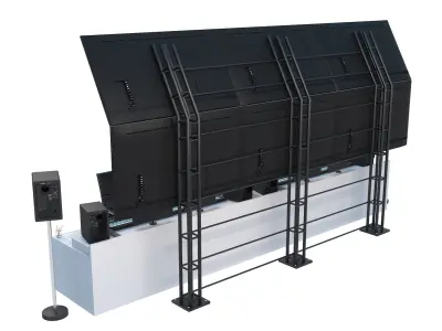 Television Broadcast Control Panel 3D model