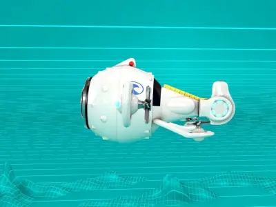 Globe Ship Submarine 3D model