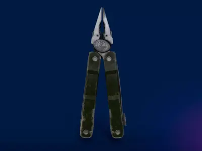 Multi-tool Low-poly 3D model