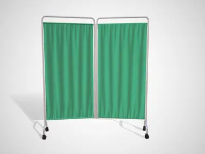 Modular Medical Screen 3d Model 3D model