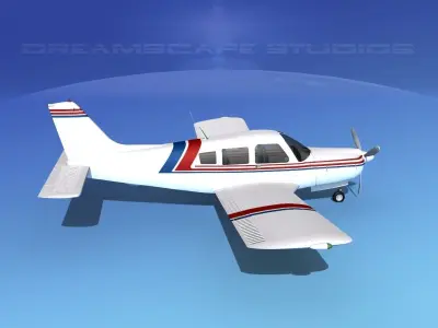 Piper Turbo Arrow 240 V01 3D model