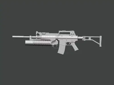 3D Model-GUN0010 silver pendant 3D print model