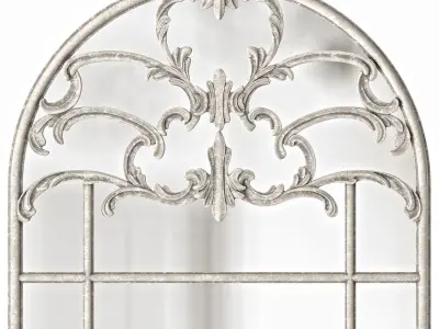 Beatrice Arched Mirror 3D model