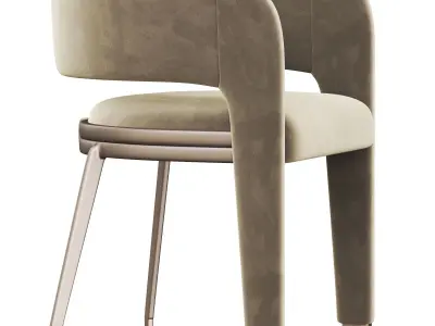 Modern single chair 3D model