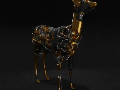 AbstractDeer 3D model