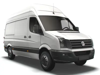 Volkswagen Crafter Van L2H3 2016 3D model