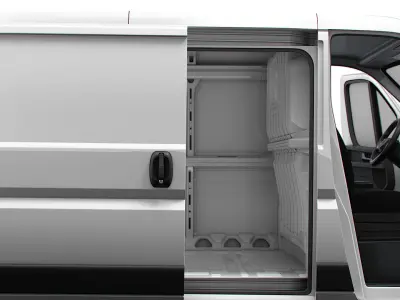 RAM Promaster e Van L1H1 HQ Interior 2025 3D model