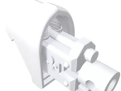 Battle sisters front mounted heavy bolter 3D print model