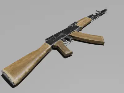 AK 74 3D model purchase
