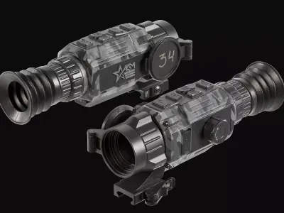 AGM Global Vision Rattler Thermal Scope Low-poly 3D model