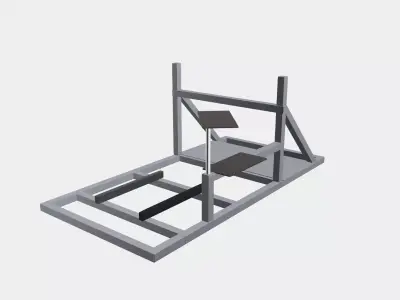 Sim Rig frame Free 3D model