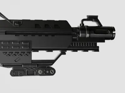 N7 RIFLE SILVER EDITION Free 3D model