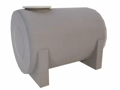 Roof Water Tank  Low-poly 3D model