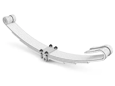 Automotive spring 3D model