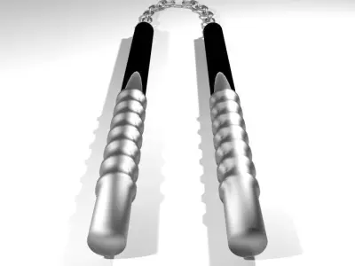 ChainStick - Steel 3D model