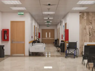  Hospital Interior Scene 