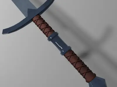 Sword lord of rings Free low-poly 3D model