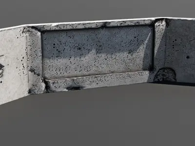 Army Tent Low-poly 3D model