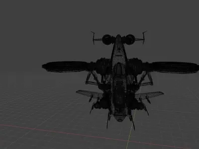 Space Lightning 3D model