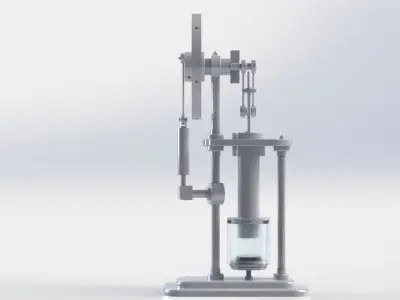solidworks stirling hot air engine  3D model