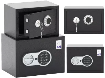 mechanical combination safe 3D model