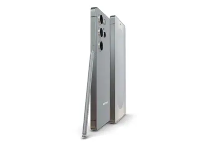Samsung Galaxy S25 Ultra Titanium Jetblack S-Pen 3D model