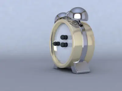 Alarm clock 3D model 7