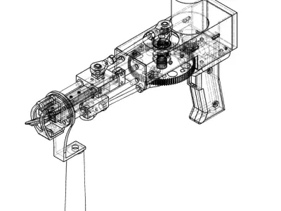 Tufting gun  3D model