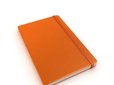 Moleskine notebook 3D model