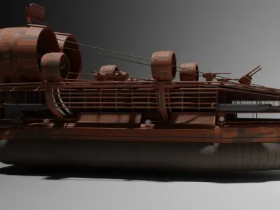  Air-Cushion Vehicle 3D model