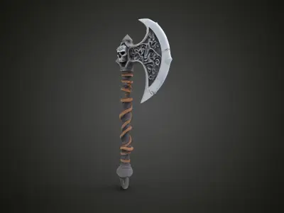 fantasy axe 3D print model purchase