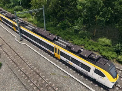 Modern German Train - Siemens Mireo Bwegt Low-poly 3D model