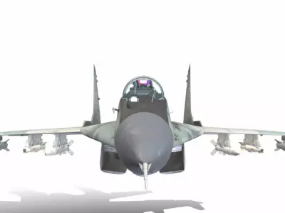 MIG 29 Low-poly 3D model purchase