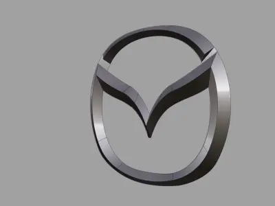 MAZDA LOGO  3D model