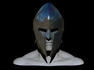 Elite Guardian Helmet Sculpt 3D model