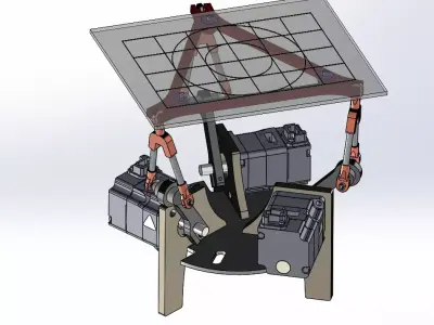 3DOF-Auto balancing table 3D model