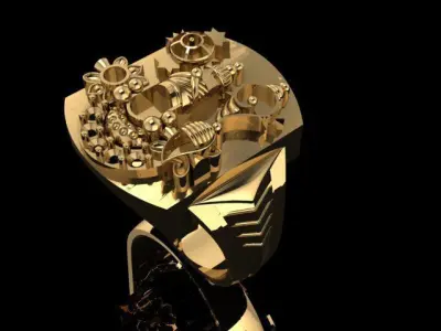 Balaji Ring 3D print model