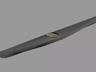 Greenland SouthWest Kayak Free low-poly 3D model
