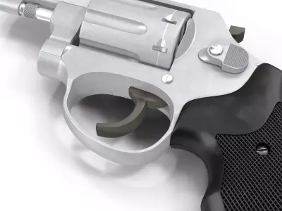 Revolver Smith and Wesson 3D model