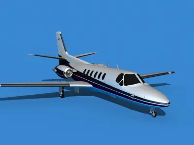 Cessna Citation 550 II Bravo V14 3D model