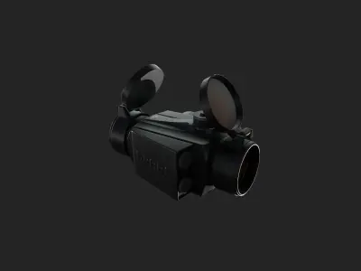 SPARC II RED DOT AIM Game Ready Low-poly 3D model