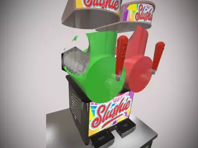 Slush Machine 3D model 3D model