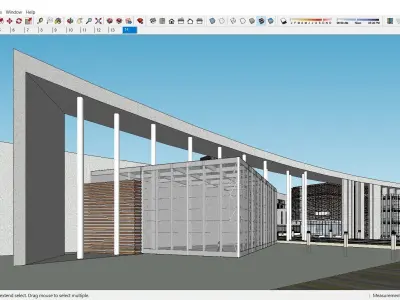 Sketchup Office building AAA1 3D model