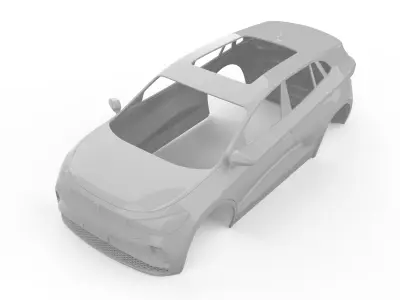 volkswagen id 4 2020 3D print model